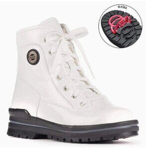 OLANG Womens's Spoke Boot - White - Size US10/ EU 41 (NWOT)